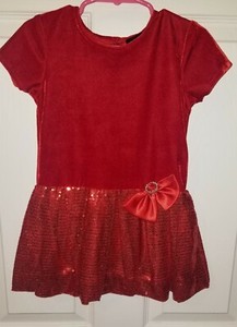 ebay red sequin dress