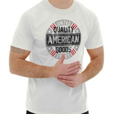 Vintage Patriotic Made In America USA Pride Womens or Mens Crewneck T Shirt Tee