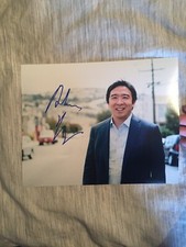 Andrew Yang Signed Autographed 8x10 Photo Politics President 2020? Proof