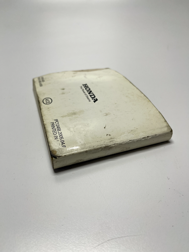 OEM HONDA 2006 VTX VTX1300S/R VTX1300S / R OWNERS MANUAL - Picture 5 of 5