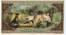 The ENCHANTER Caddy Crate Label, Long || Watson & McGill, Antique