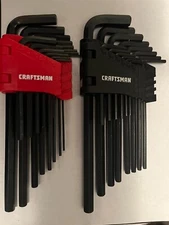 Craftsman long and short arm Allen Wrench set Metric or SAE