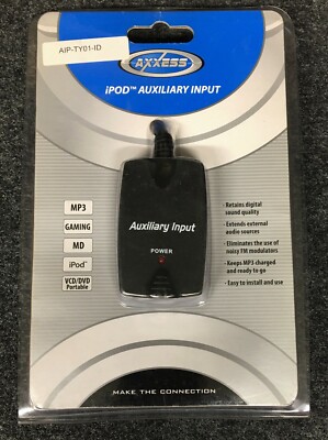 AXXESS AIP-TY01-ID Auxiliary Input Connects iPOD to Factory Radio 