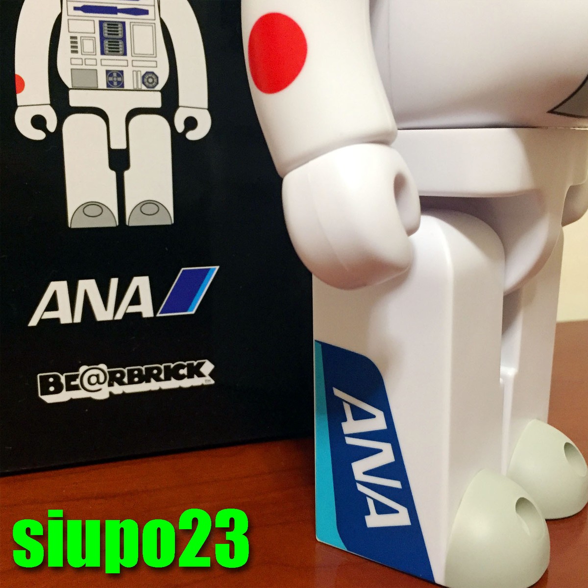 Medicom 400% Bearbrck ~ ANA Jet x Star Wars R2-D2 Be@r brick