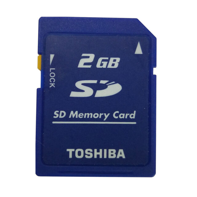 2GB TOSHIBA SD SECURE DIGITAL CLASS 4 STANDARD SD-M02G MIT GEHÄUSE