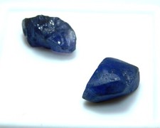 16.50Ct Untreated NATURAL Blue Tanzanite Rough Gemstone Lot.TZ2.