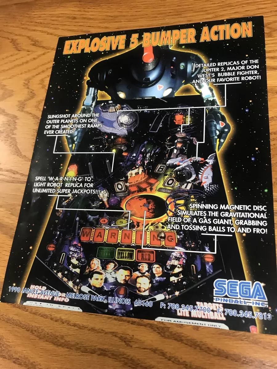 Lost In Space Pinball Machine For Sale