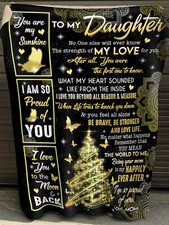 Special gift for your daughter on birthday or this Christmas Fleece Blanket Home