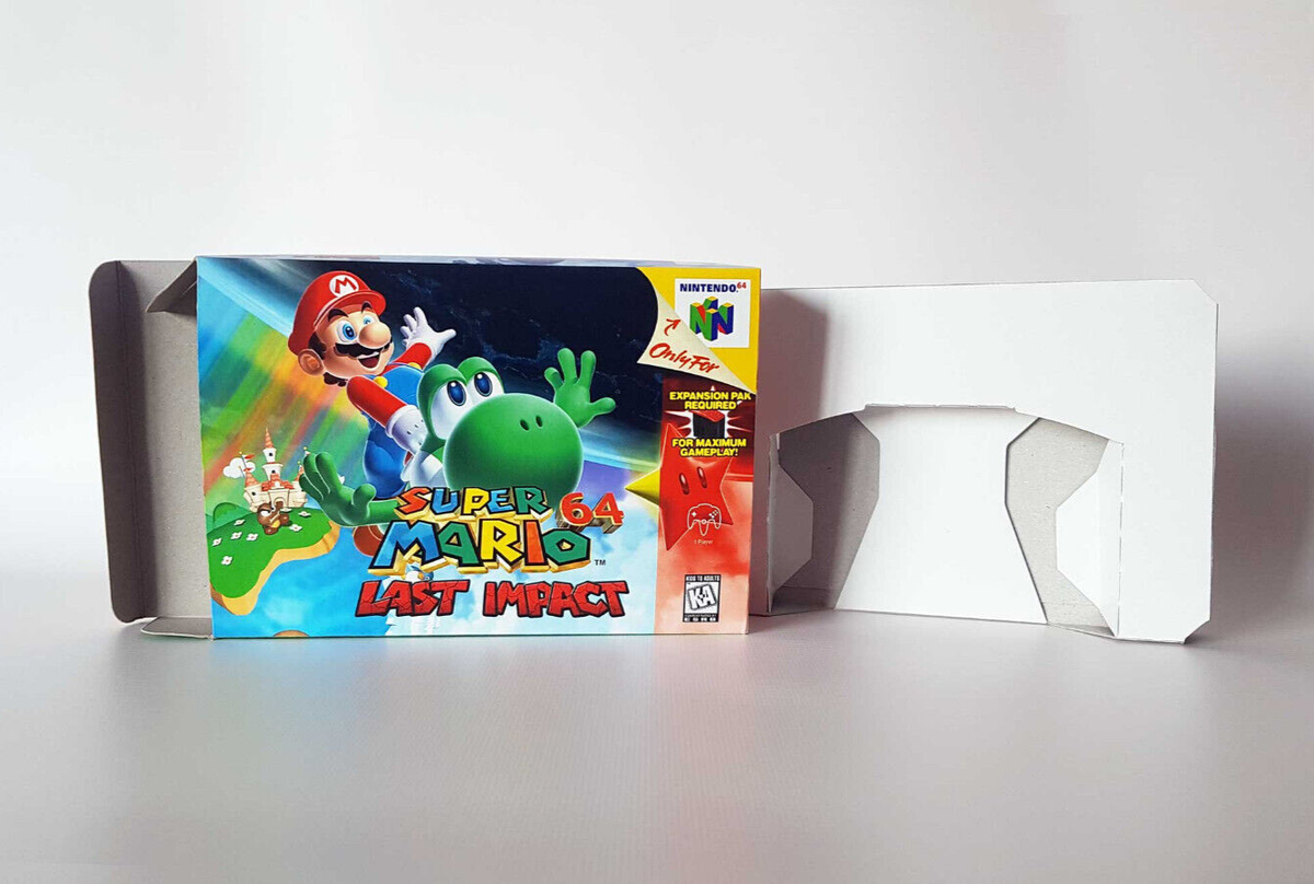 Mario 64 Last Impact N64 Cartridge N64 Game Smash 64 Remix - Main Image