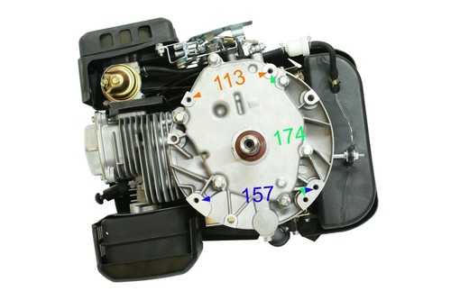 MOTOR TERMICO GASOLINA CON SALIDA VERTICAL 6PS 173CC - Imagen 6 de 8