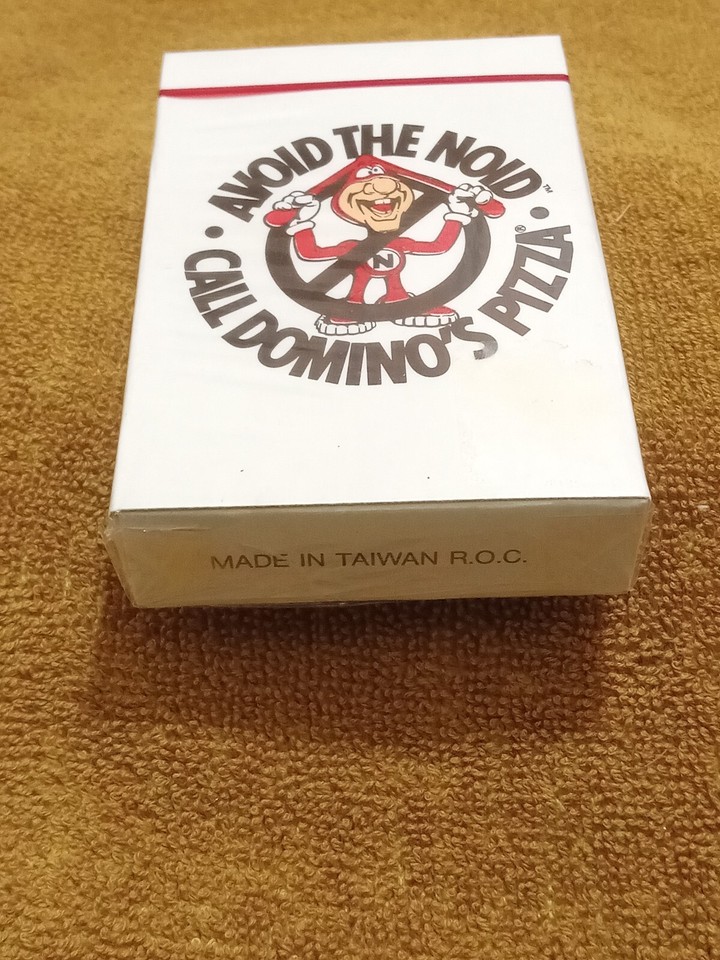 NIB Sealed Domino's Pizza Avoid The Noid Playing Cards. Restaurant
