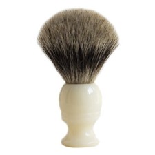 Pure Badger Beard Shaving Brush Knot Size 21mm Resin Handle Mens Grooming Tools