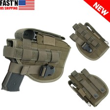 Tactical Molle Right Hand Gun Holster Belt Pistol Holster with Magazine Pouch