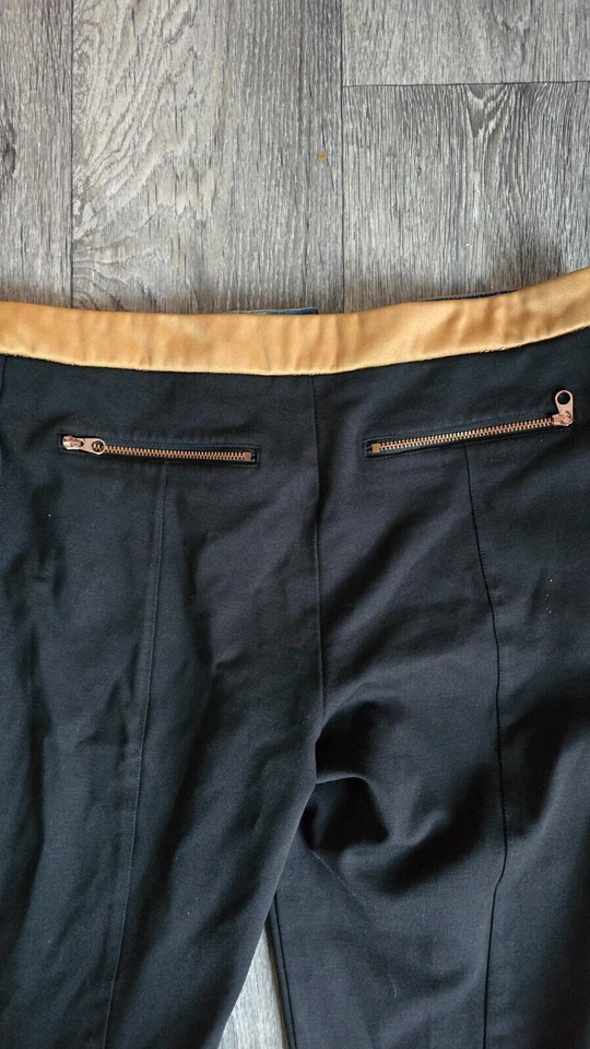 TED BAKER BLACK SLIM LEG TROUSERS SIZE 3 - Image 3 of 3