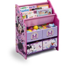 disney princess book & toy organizer by delta children