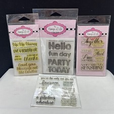 The Stamps of Life CLUB KIT STAMPS Greetings Sentiments Sayings Rubber Stamps