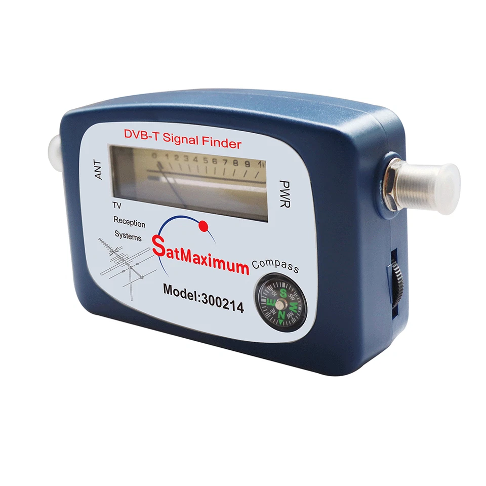 Digital Satellite Signal Finder Meter TV Antenna with Compass DVB-T - Image 2 of 4