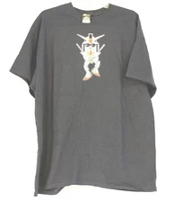 ThinkGeek Men's Navy Blue T-Shirt Size XL