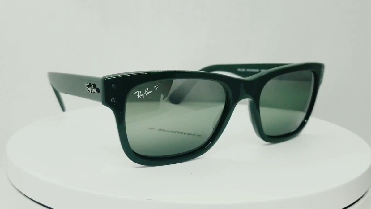 Ray Ban BURBANK green mirror POLARIZED RB2283 6659G4 58 CHROMANCE