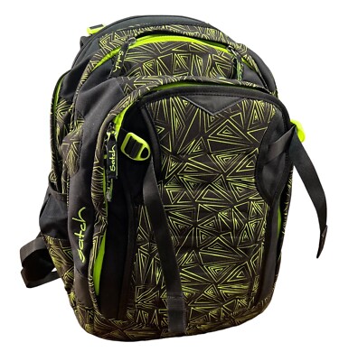 satch Schulrucksack match Green Bermuda Backpack Expandable