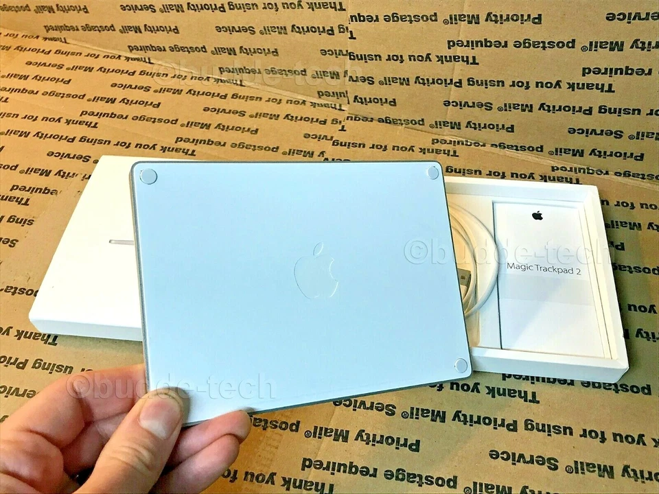 Apple wireless trackpad touchpad track pad 2 Bluetooth MJ2R2LL/A A1535 recharge - Image 2 of 4