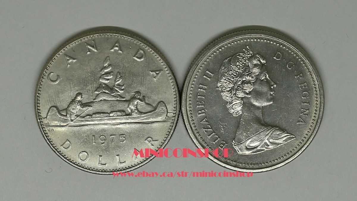 Canada 1975 $1 Voyageur Dollar Coin | eBay