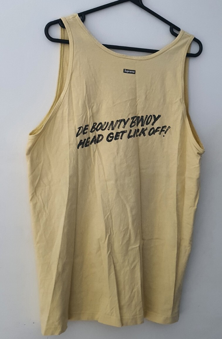 SS16 Supreme Barring Levy Jah Life Bounty Hunter Tank Top