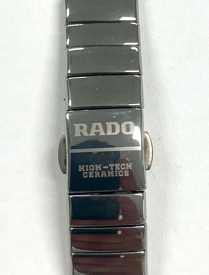 Rado Sintra 15303343 Grey Ceramic Band Titanium Clasp 04499 Used
