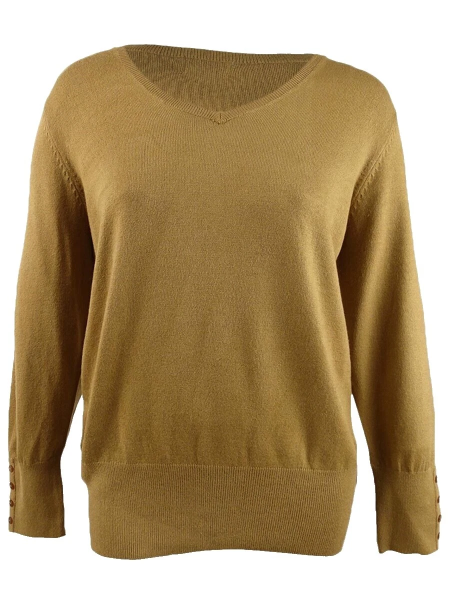 Suede Plus Size Sweaters for Women