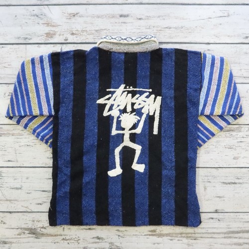 Vintage Stussy Drug Rug Pullover Jacket Sweater