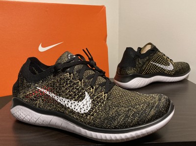 nike free flyknit 5.0 knit vamp gold