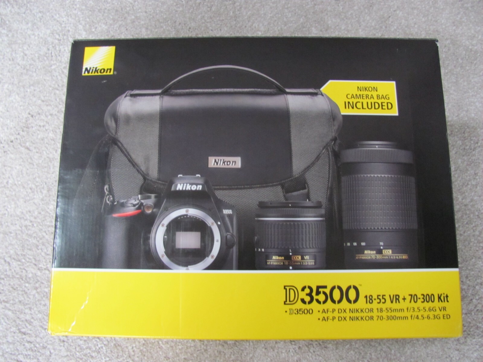 D3500 24.2MP AF-P 18-55mm & 70-300mm | angeloawards.com