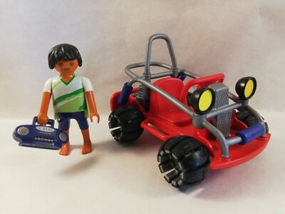 Set Playmobil 3197 - Assistants Technique Et Véhicule Chantier - Occasion - Ref 0792