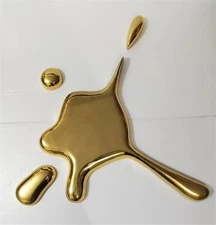 Large Splash Wall Art Metal Water Drop Sculpture