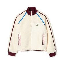 Lacoste Contrast Fleece Sweatshirt, Off White