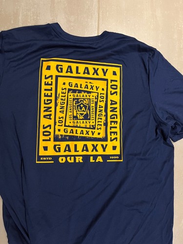 Camiseta los Angeles Galaxy, Nueva, Adidas, XL, 100% Poliéster Reciclado - Imagen 4 de 4