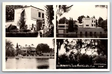 FL, New Port Richey, Homes, Real Photo, RPPC, Vintage Postcard