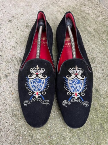 🗡️CESARE PACIOTTI🗡️LOGO🗡️(26810) Loafers Size-9 - 第 2/10 張圖片