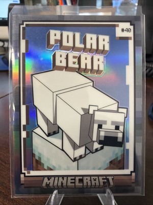 2024 Panini Minecraft - Iron Optichrome Prizm Polar Bear /149