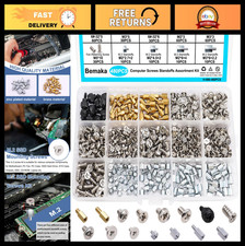 480PCS M.2 SSD Screws Standoffs Kit for Motherboard, HDD, PC Case Fan