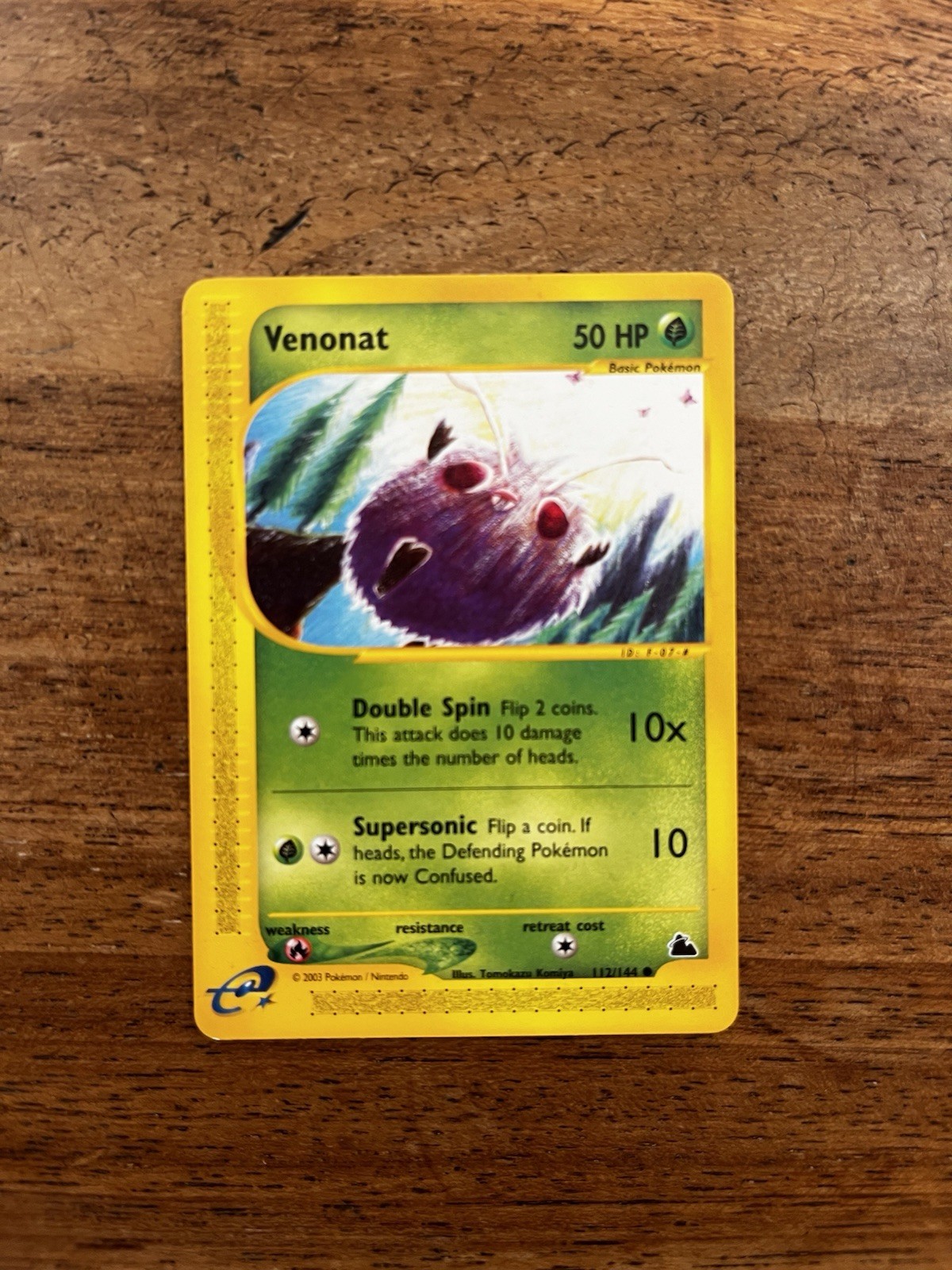 Pokemon Card : Venonat - 112/144  - Skyridge WOTC - NM