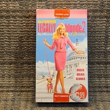 Legally Blonde 2: Red, White and Blonde VHS, 2003, Deleted Scenes