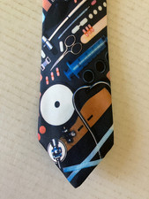 Ralph Marlin Men's Necktie Tie Polyester Doctor Wil D. West 1993 Made in USA 57"