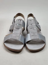 Easy Spirit Hazel Silver Women's Slingback Sandals - Size 8 WW