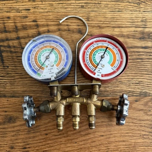 Mastercool Manifold Gauge Set with Hoses – R-134a / R-410A – HVAC A/C Diagnostic