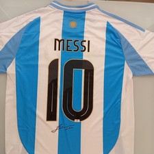 Lionel Messi Signed Autographed Argentina 2025 Home Soccer Jersey With COA