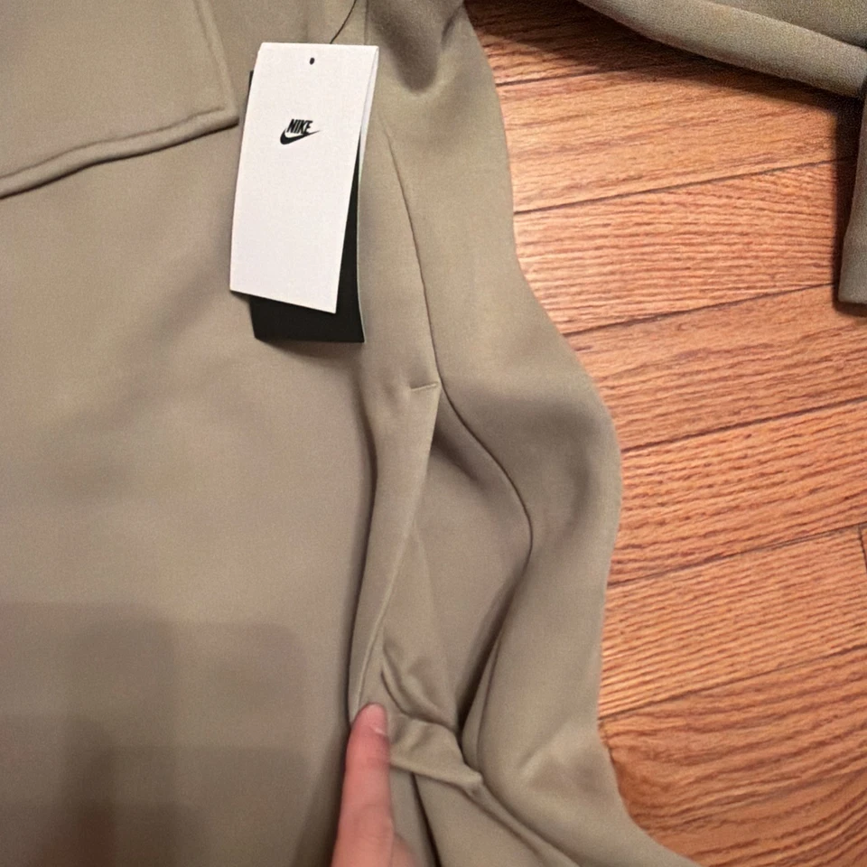 Chaqueta de lana Nike Tech para hombre talla XL-alto verde oliva FZ7566-276 $200 Foto 2 de 4