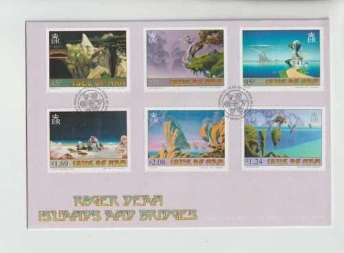 GB Isle of Man 2016 Roger Dean Islands and Bridges FDC