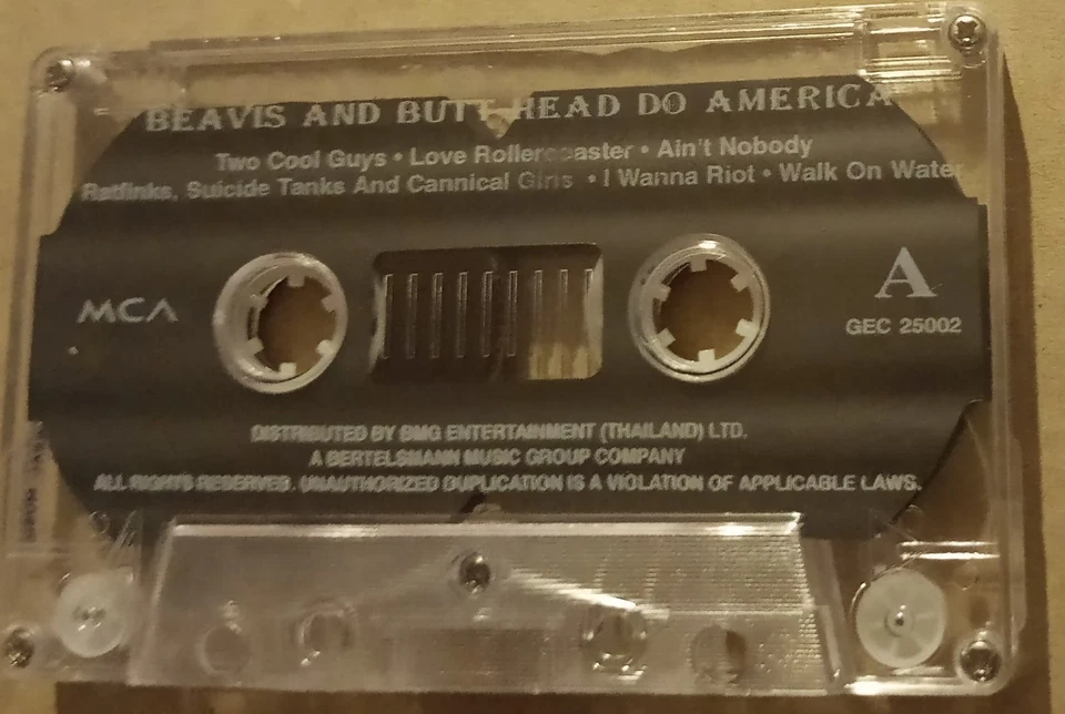 Beavis And Butt-Head Do America: Original Soundtrack [Cassette] [Like New] RARE - Image 4 of 4