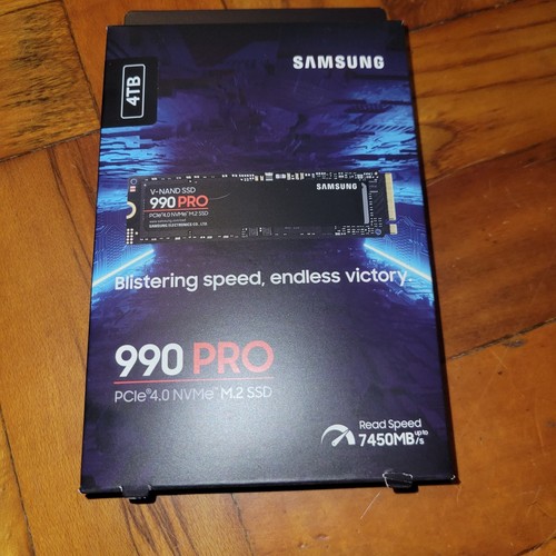 SAMSUNG 990 PRO SSD 4TB PCIe 4.0 M.2 2280 Internal Solid State Hard Drive - Afbeelding 9 van 11